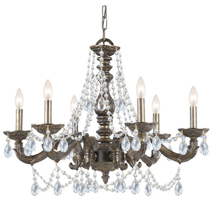 6 Light Crystal Chandelier