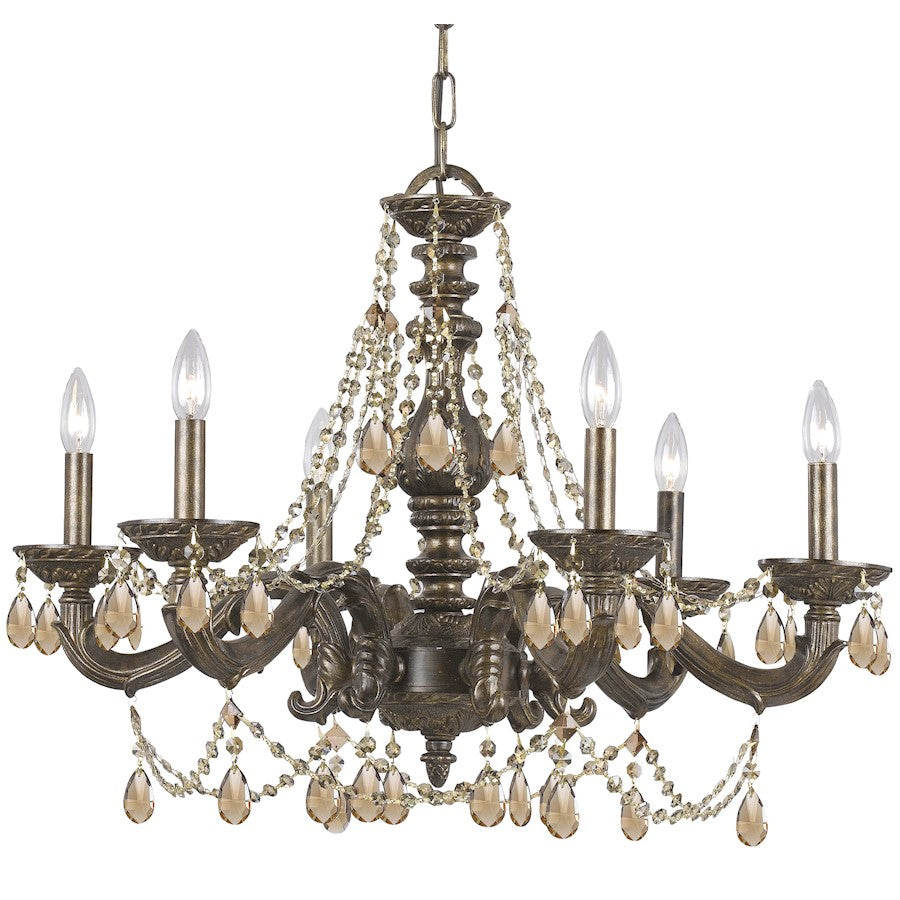 6 Light Crystal Chandelier