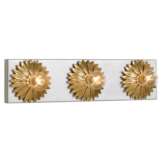 3 Light Bathroom Vanity Light Gold