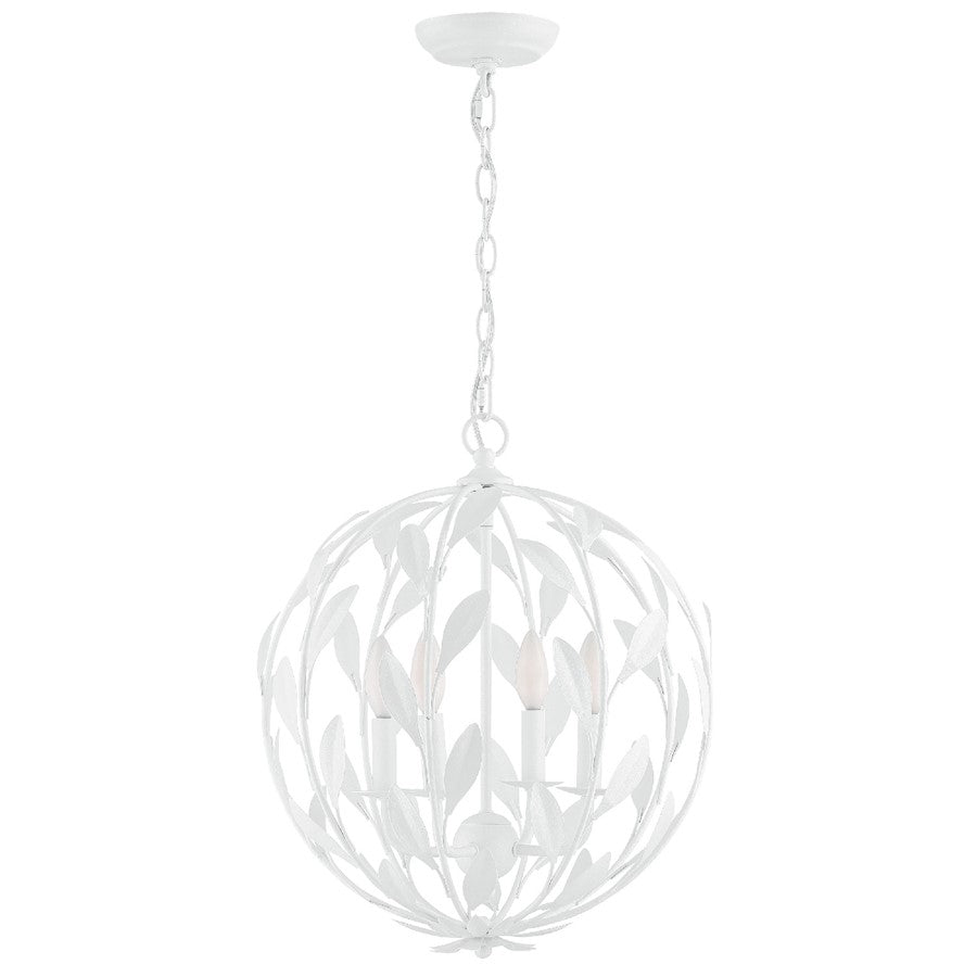 Broche Chandelier, Matte White