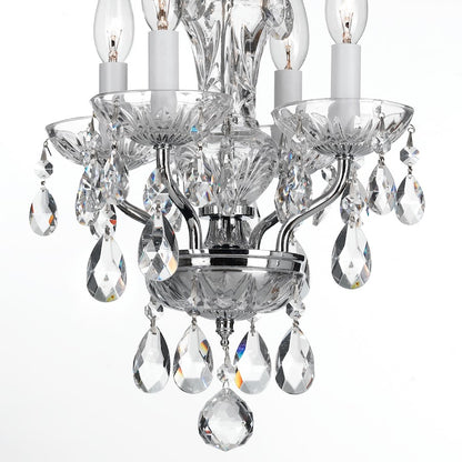 4 Light Crystal Mini Chandelier