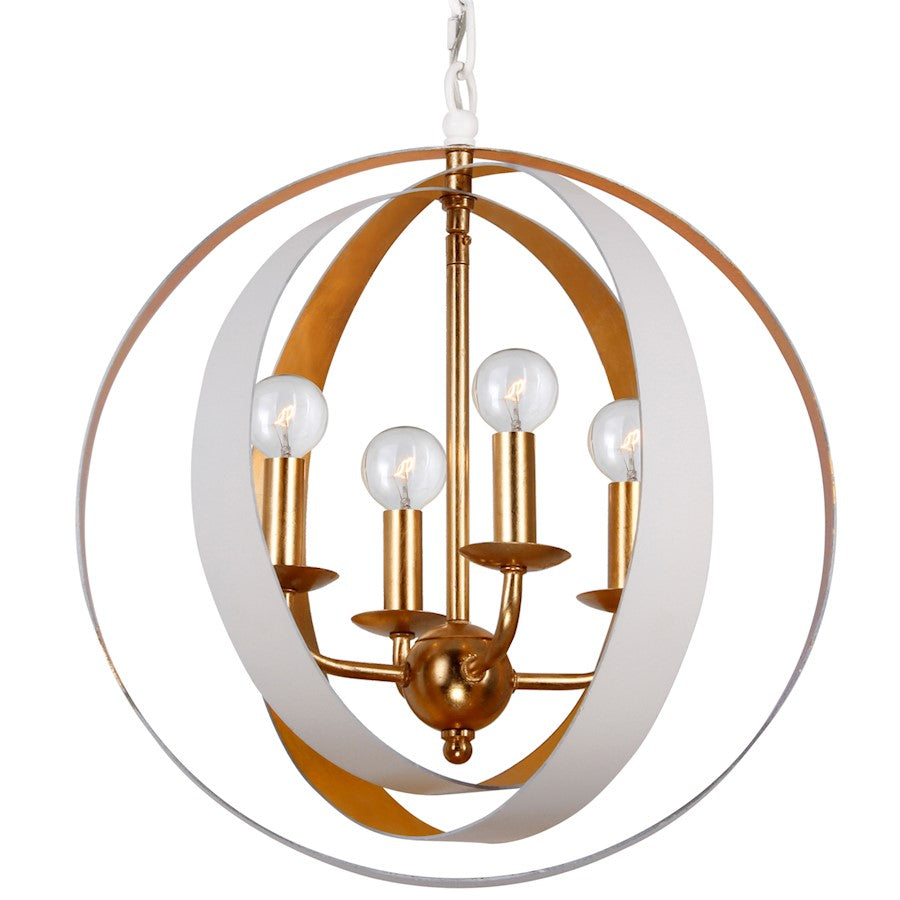 4 Light Sphere Mini Chandelier