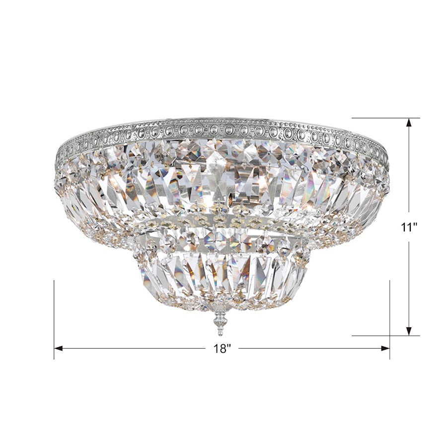 Crystorama Richmond 4 Light Ceiling Mount