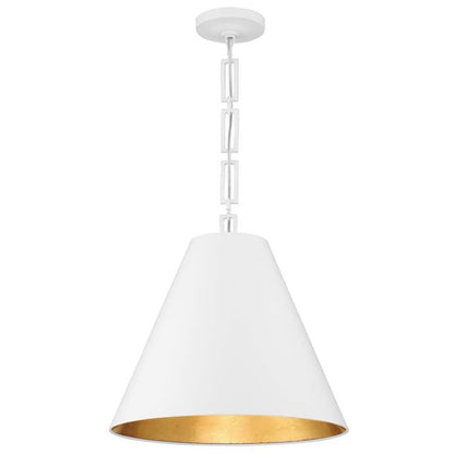 Crystorama Alston 3 Light Chandelier, Matte White/Antique Gold - 8687-MT-GA