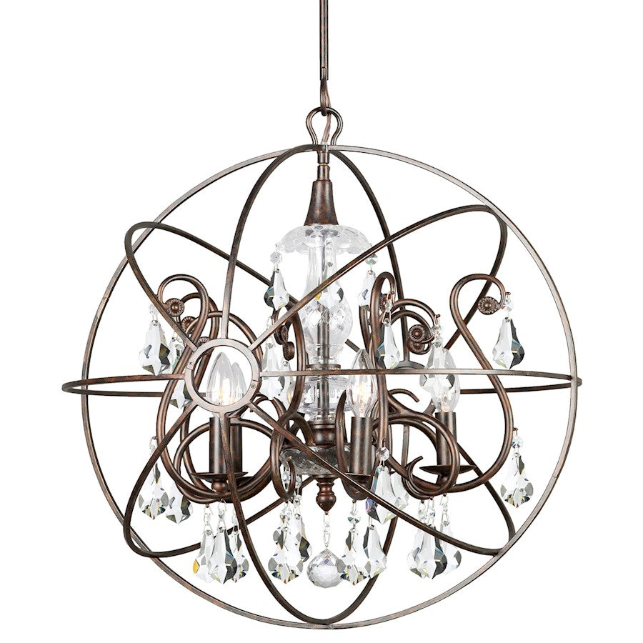 5 Light Crystal Sphere Chandelier