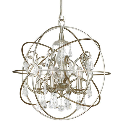 5 Light Crystal Sphere Chandelier