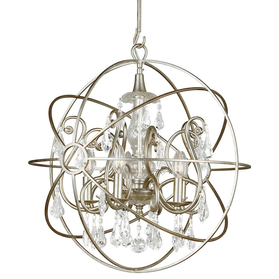 5 Light Crystal Sphere Chandelier