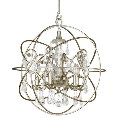 5 Light Crystal Sphere Chandelier