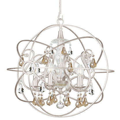 5 Light Crystal Sphere Chandelier