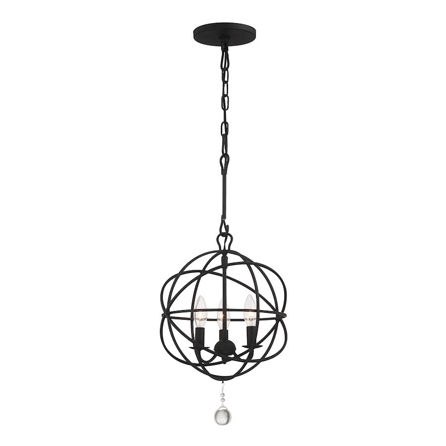 Solaris Chandelier, Black