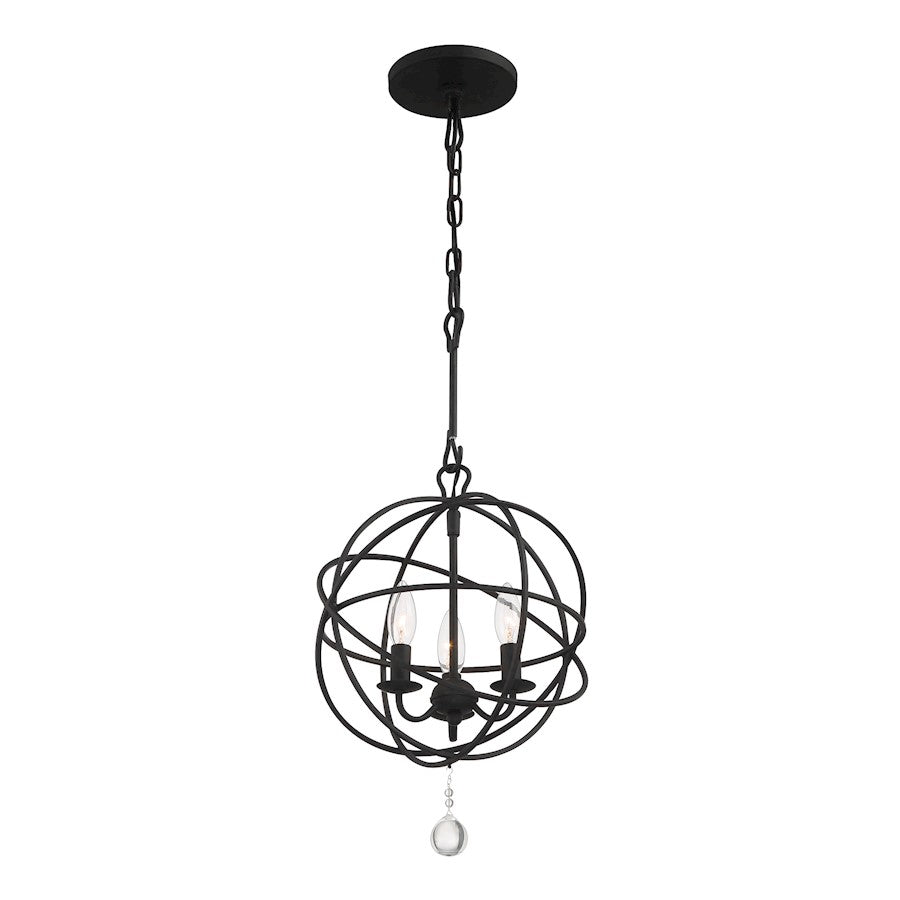 Solaris Chandelier, Black