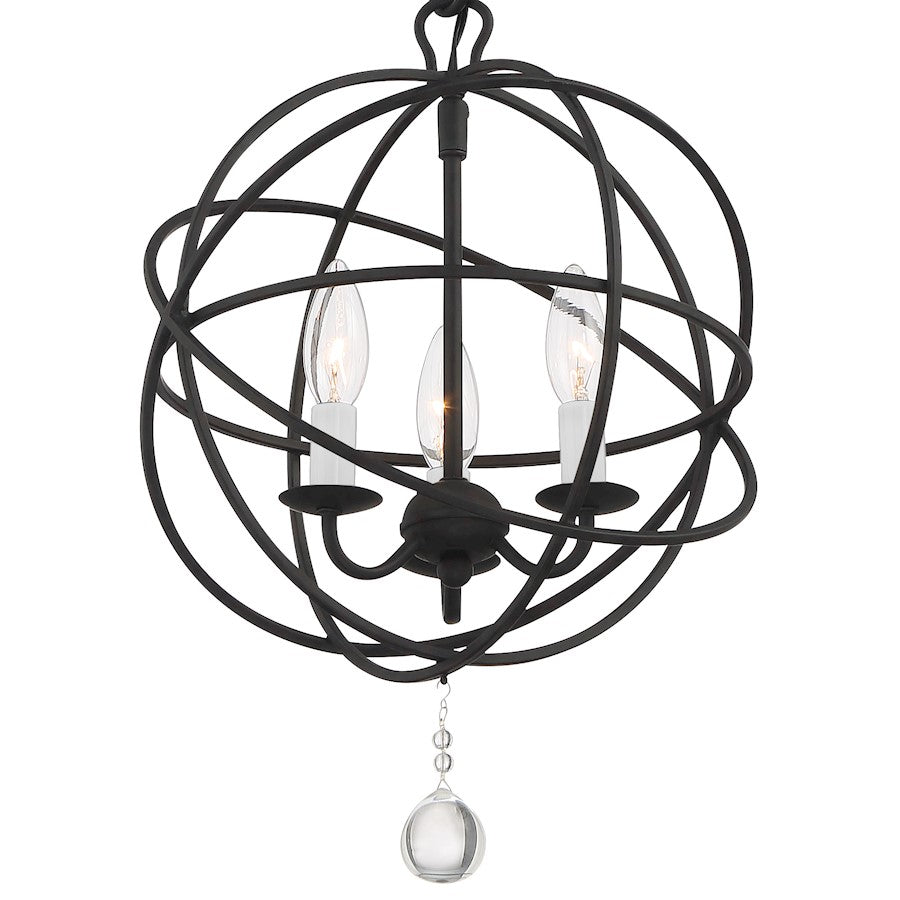 Solaris Chandelier, Black