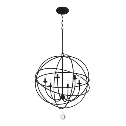 Solaris Chandelier, Black