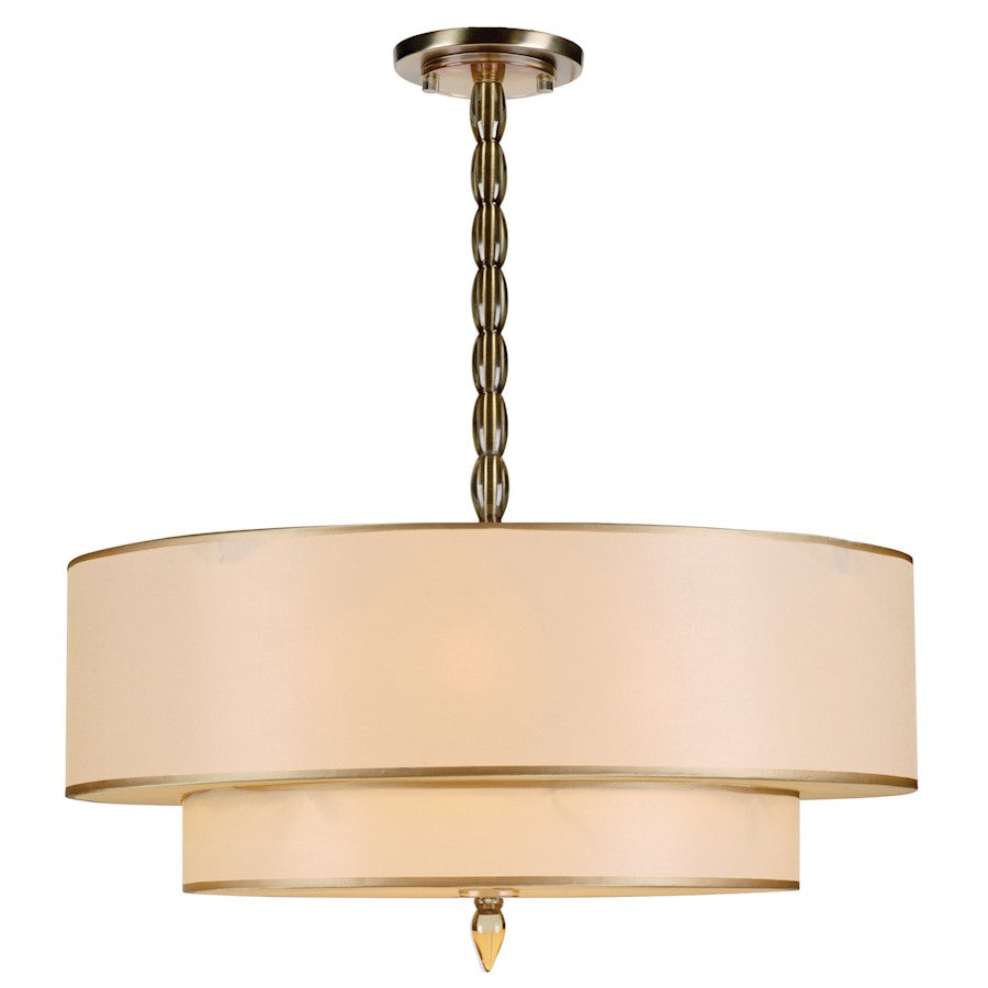 5 Light Drum Shade Chandelier