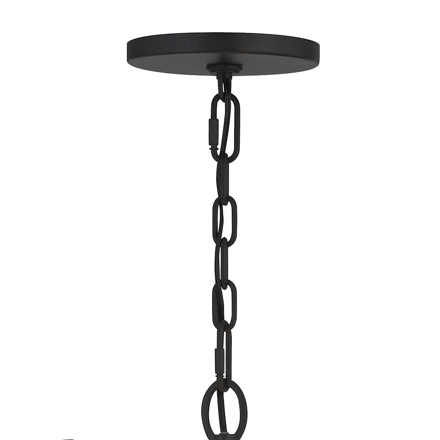 3 Light Pendant, Matte Black