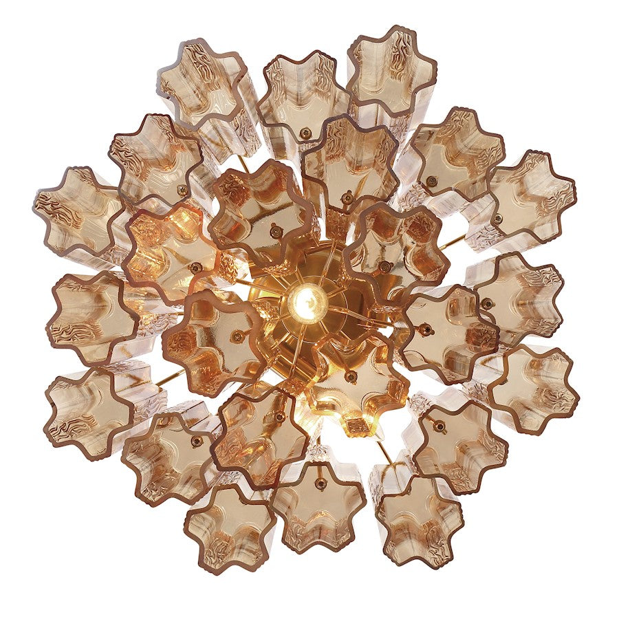 Crystorama Addis 4 Lt Semi Flush Mount