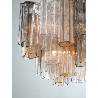 Crystorama Addis 4 Lt Semi Flush