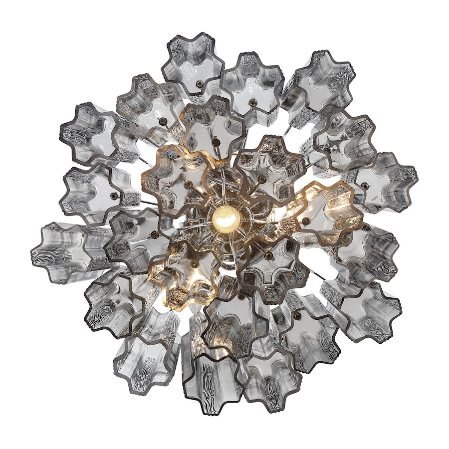 Crystorama Addis 4 Lt Semi Flush Mount