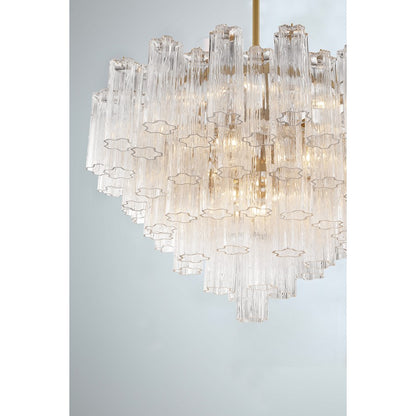 Addis Chandelier, Brass