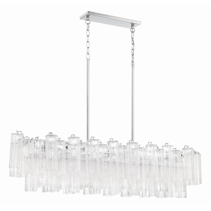 14 Light Chandelier, Polished Chrome