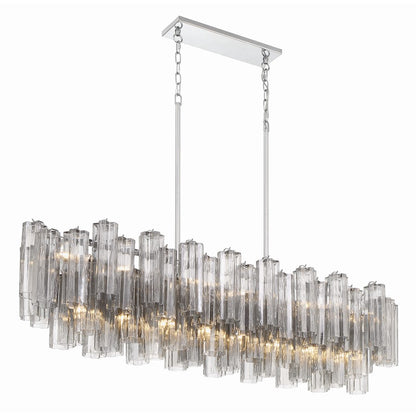 14 Light Chandelier, Polished Chrome