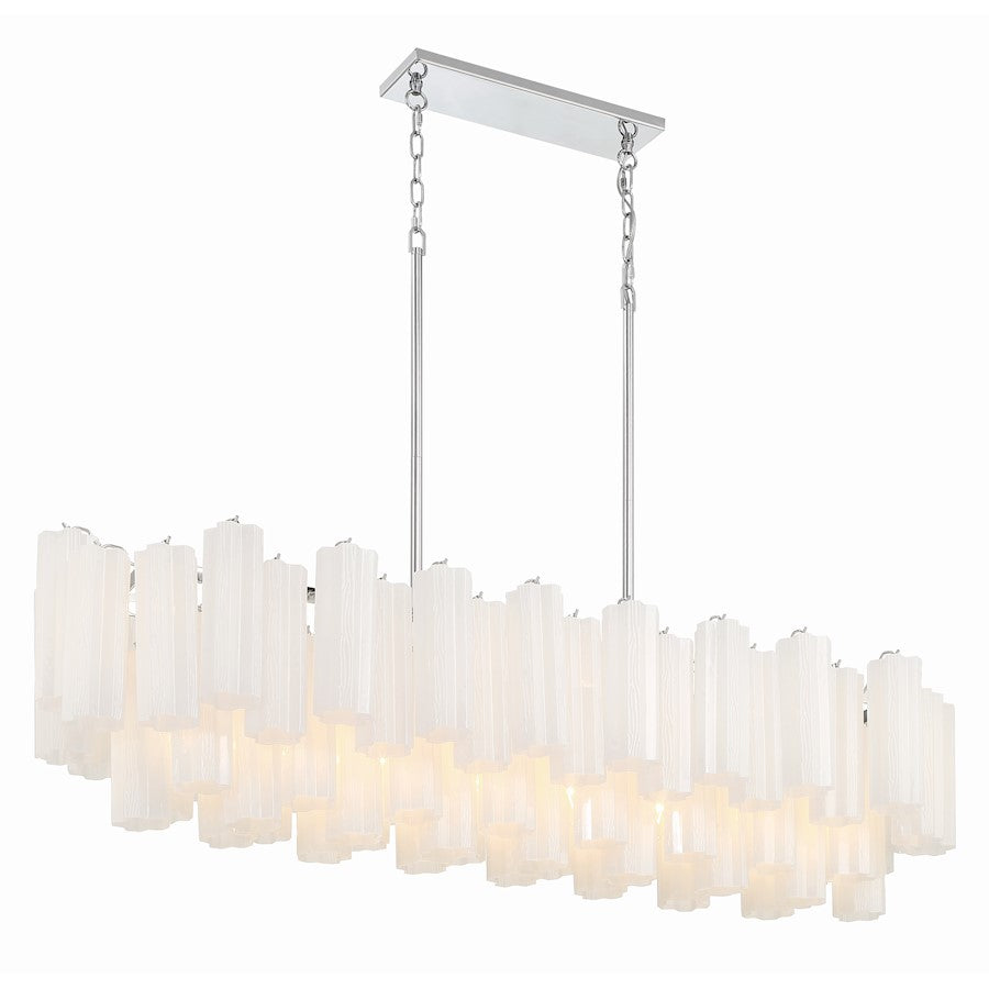 14 Light Chandelier, Polished Chrome