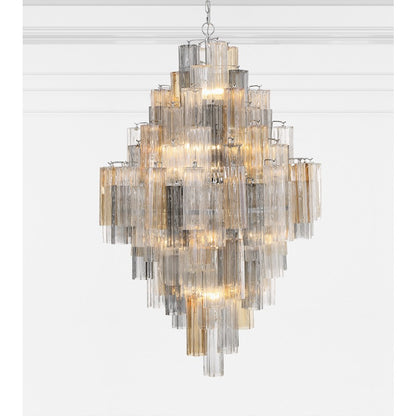 20 Light Chandelier, Polished Chrome