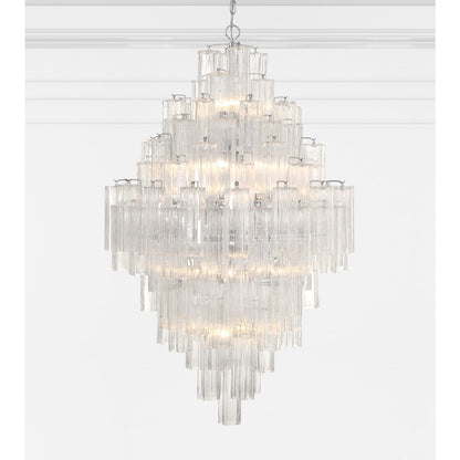 20 Light Chandelier, Polished Chrome