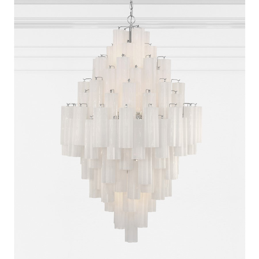 20 Light Chandelier, Polished Chrome