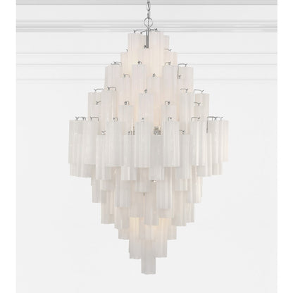 20 Light Chandelier, Polished Chrome