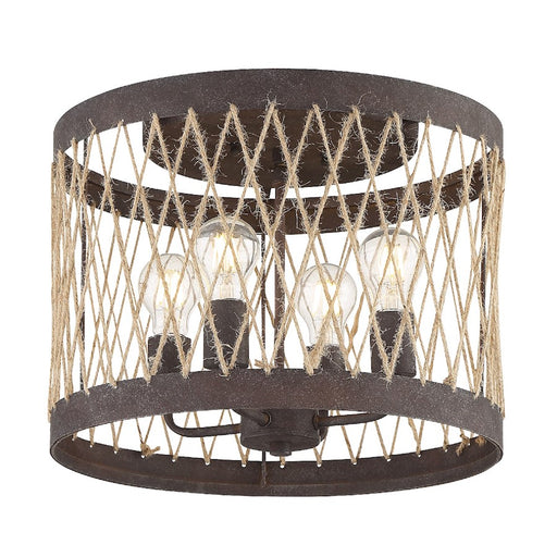 Crystorama Anders 4 Light Ceiling Mount, Forged Bronze - ADR-A5024-FB