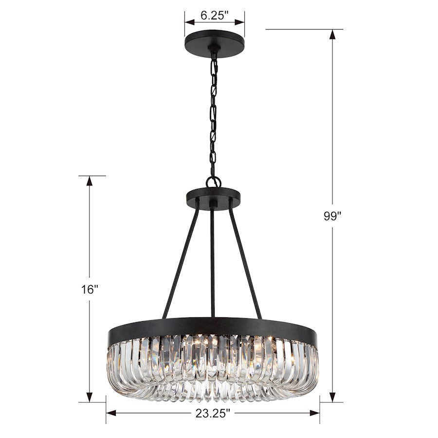 Alister Chandelier, Charcoal Bronze