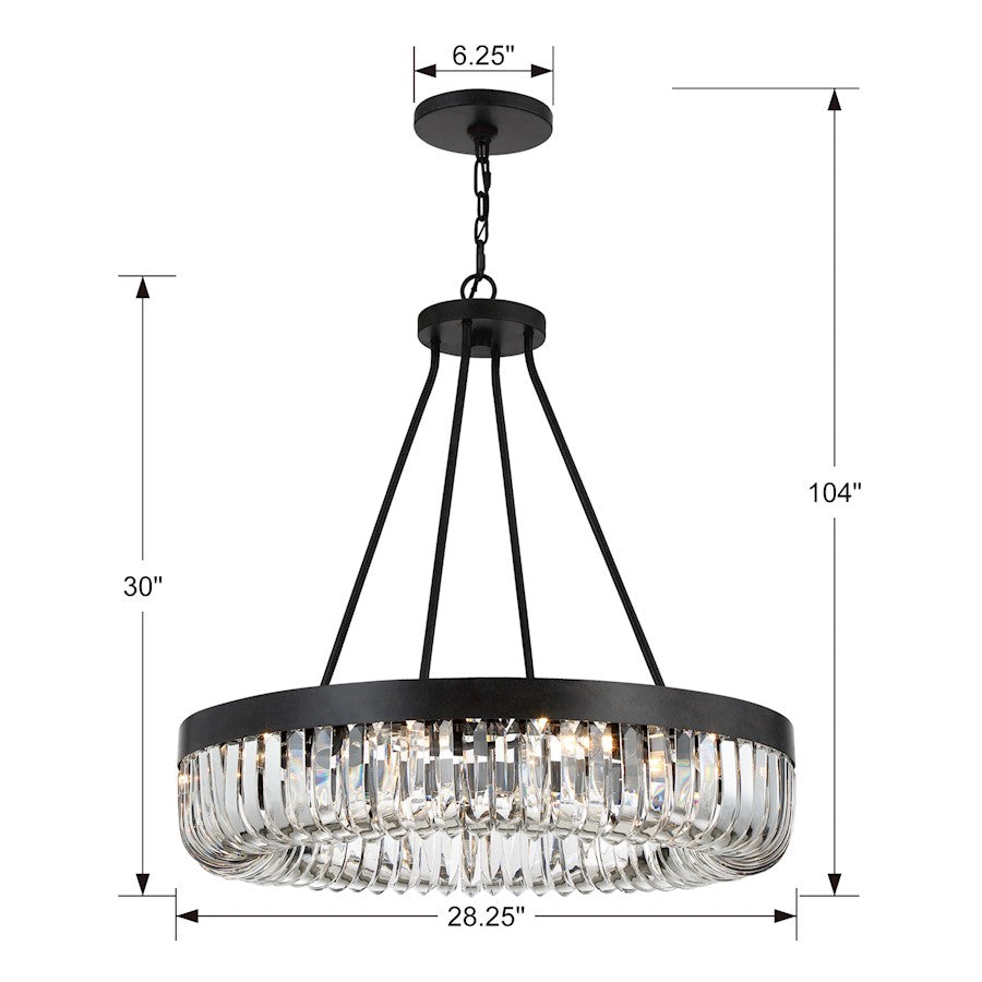 Alister Chandelier, Charcoal Bronze