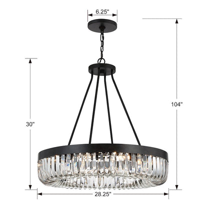 Alister Chandelier, Charcoal Bronze