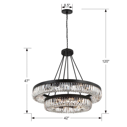 Alister Chandelier, Charcoal Bronze