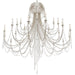 Crystorama Arcadia 28 Light Chandelier, Antique Silver - ARC-1929-SA-CL-MWP