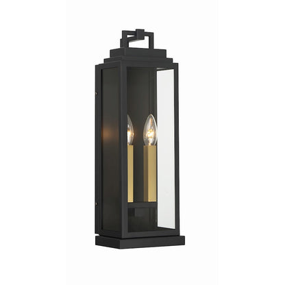 2 Light Outdoor Wall Sconce