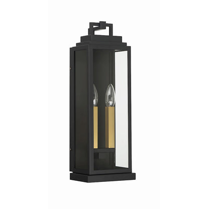 2 Light Outdoor Wall Sconce