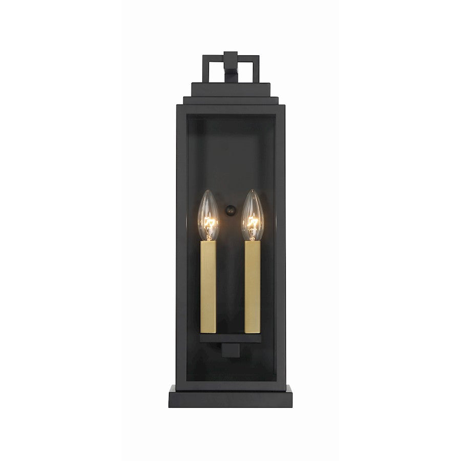 2 Light Outdoor Wall Sconce