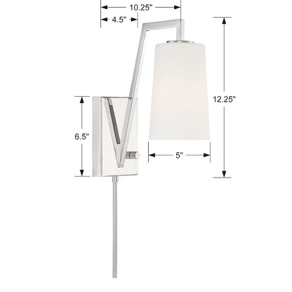 1 Light Wall Sconce