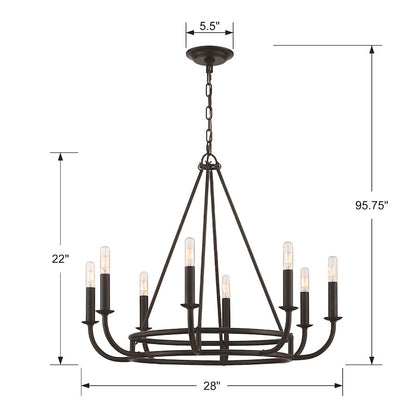 8 Light Chandelier