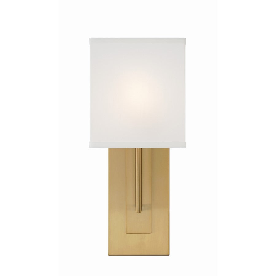 Brent 1 Light 15" Sconce, Vibrant Gold