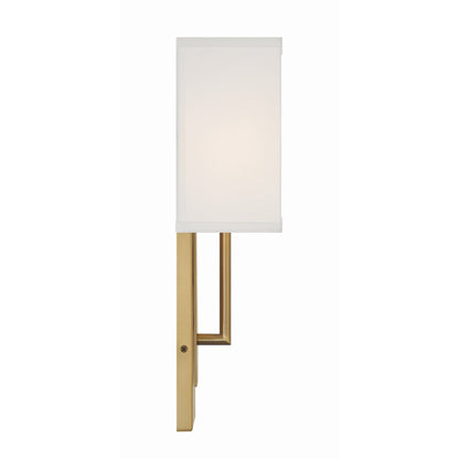 Brent 1 Light 15" Sconce, Vibrant Gold