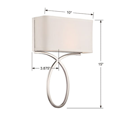 2 Light Wall Sconce