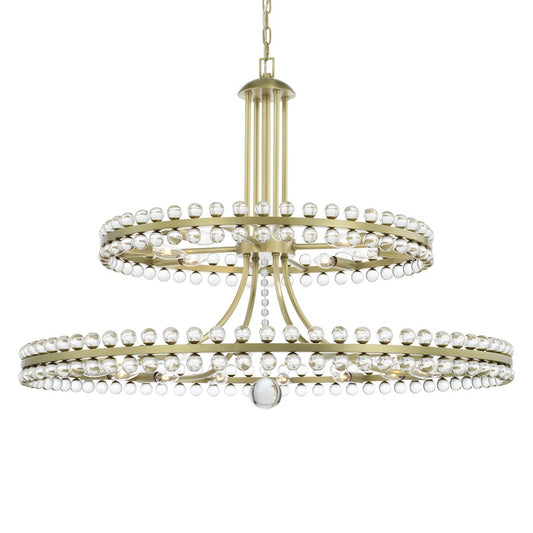 24 Light Two Tier Chandelier