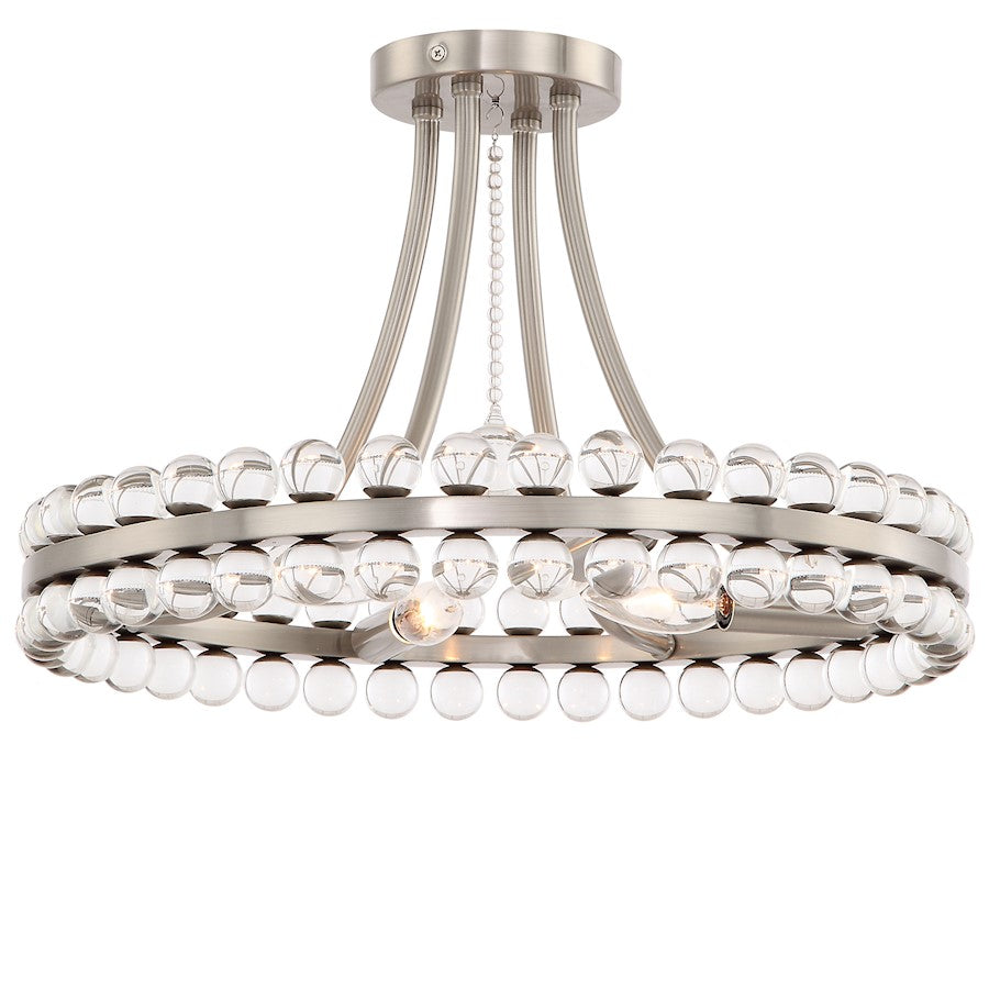 Crystorama Clover 4 Light Ceiling Mount