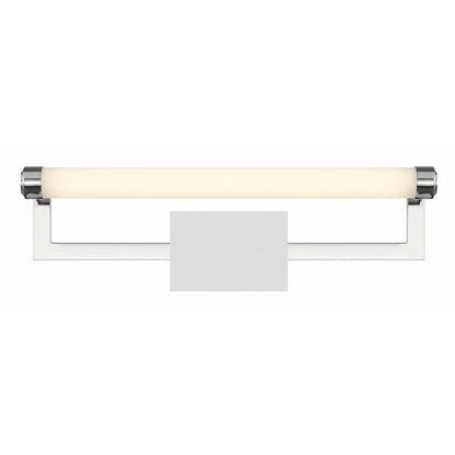 1 Light Bathroom Vanity Light, Polished Nickel