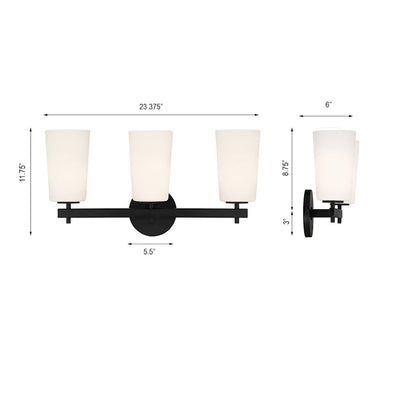 3 Light Bathroom Vanity Light