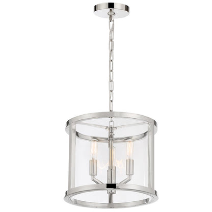 Devon Lantern, Polished Nickel