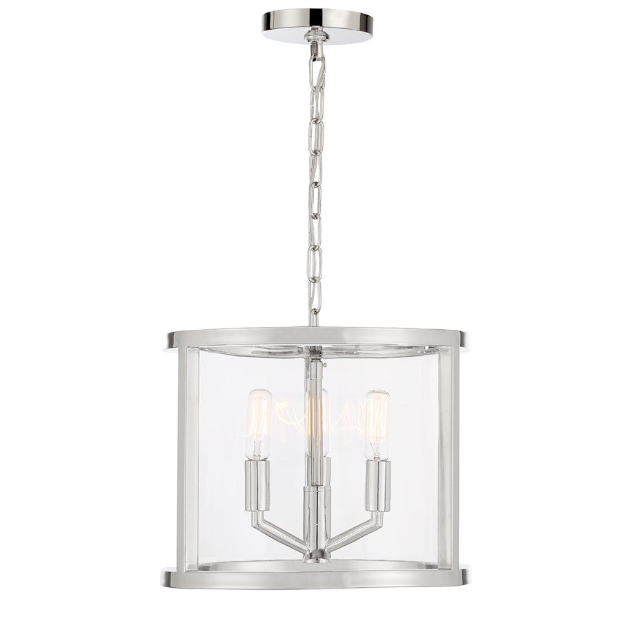 Devon Lantern, Polished Nickel